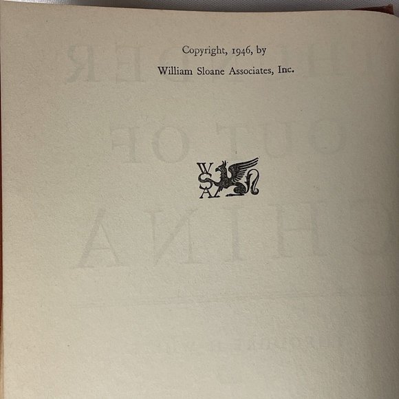 Thunder Out Of China By Theodore H. White And Annalee Jacoby. 1946 Book - Picture 7 of 11